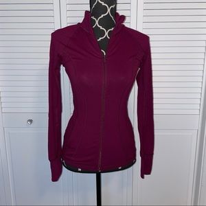 Athletic zip up jacket